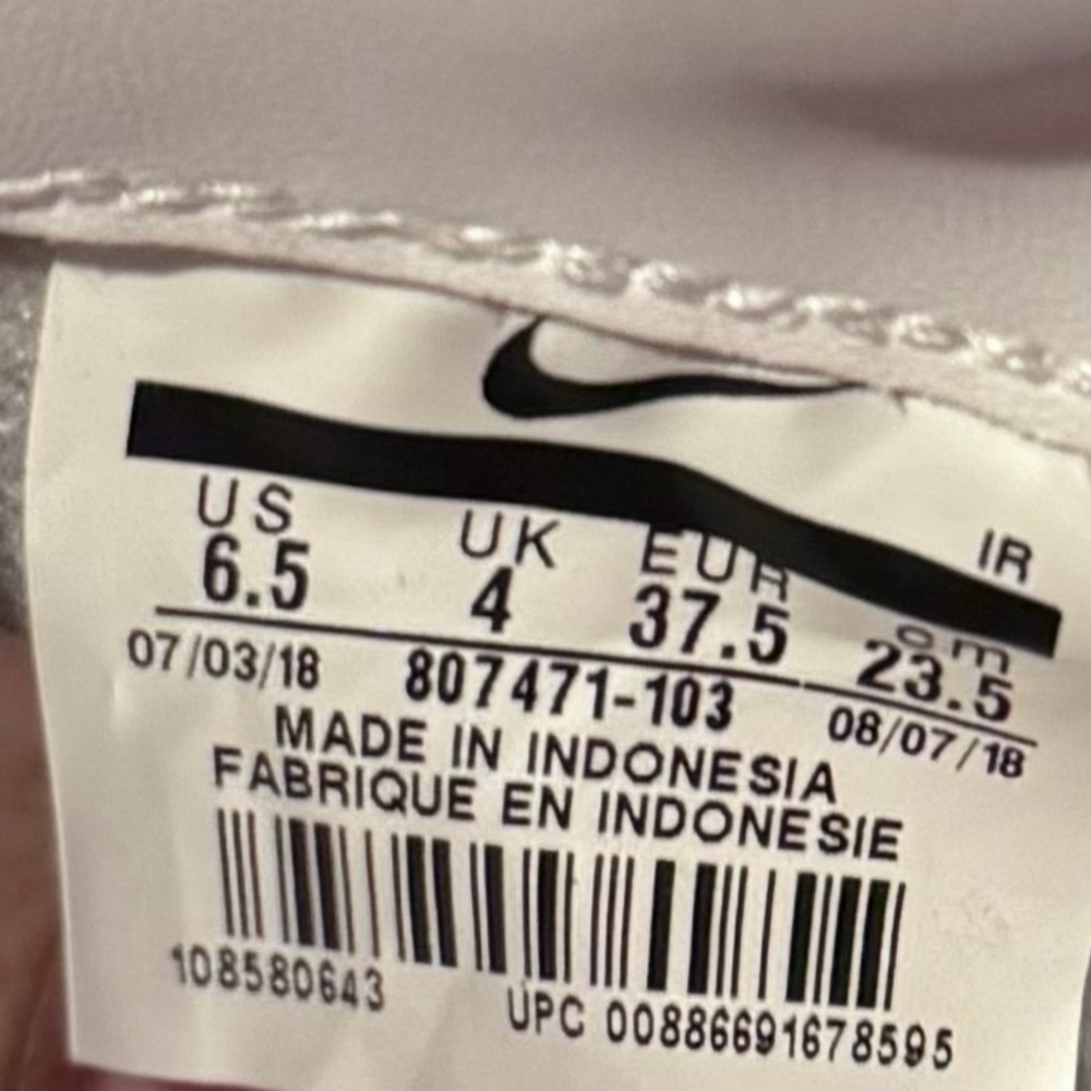 Nike Classic Cortez Leather White Red Blue - Women Size 6.5 (5M) Gump RARE MINT - Picture 4 of 4